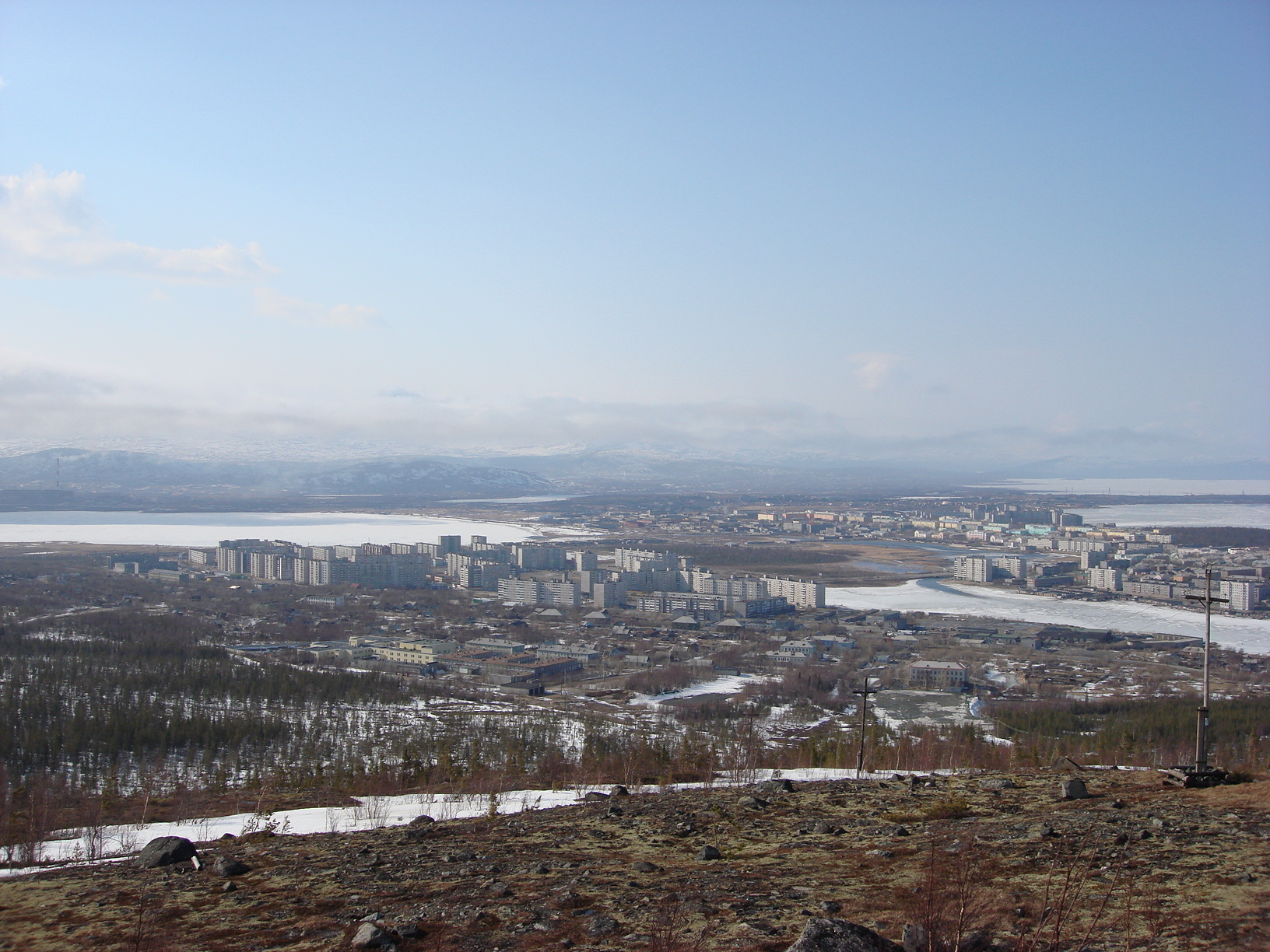 Сеть мончегорск. Мончегорск панорама. Поселок Монча. Мончегорск панорама города. Монче губа.