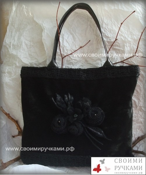 Авторская сумка "ДИАНА, цветочная" - http://своимиручками.рф/product.php?id_product=621