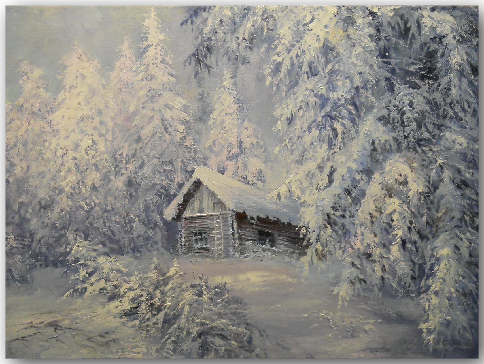 Дмитрий Светличный художник зима